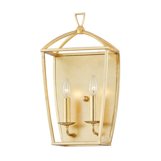 Bryant Wall Sconce Gold Leaf