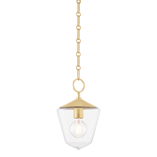 Greene Pendant with Aged Brass Finish