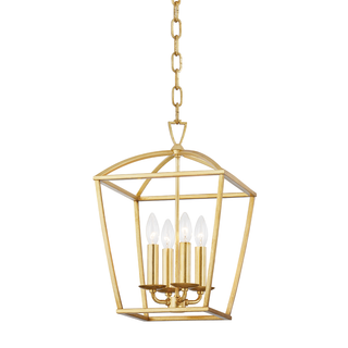Bryant Lantern with Gold Leaf Finish