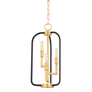 Angler Lantern with Aged Brass Finish