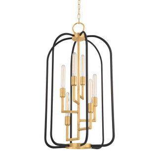 Angler Lantern with Aged Brass Finish