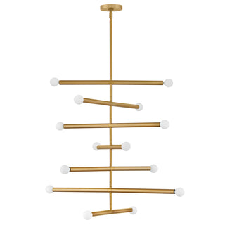Millie Large Multi Tier in Lacquered Brass