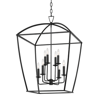 Bryant Lantern with Aged Iron Finish