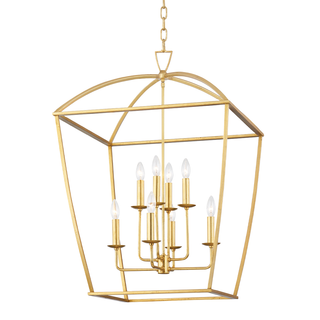 Bryant Lantern with Gold Leaf Finish