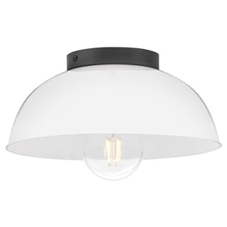 Stu Small Flush Mount in Black