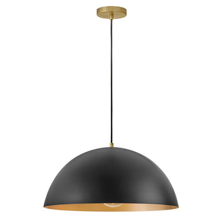 Lou Large Pendant in Black