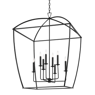 Bryant Lantern with Aged Iron Finish