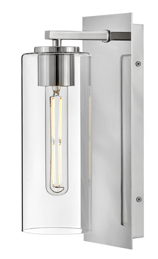 Lane Medium Single Light Sconce in Polished Nickel