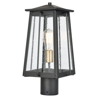 Kirkdale 17'' High 2-Light Outdoor Post Light - Matte Black