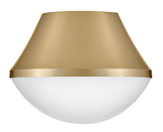 Haddie Small Flush Mount in Lacquered Brass