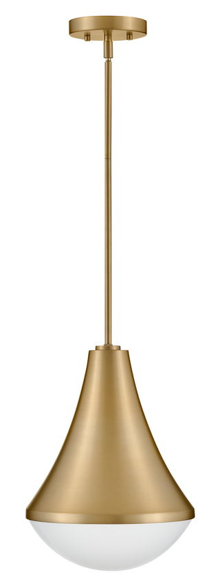 Haddie Small Pendant in Lacquered Brass