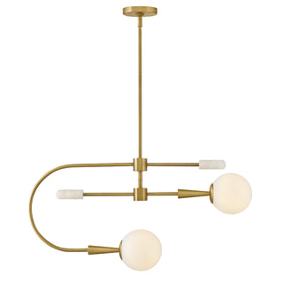 Maude Medium Single Tier in Lacquered Brass