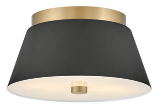 Tess Small Flush Mount in Black