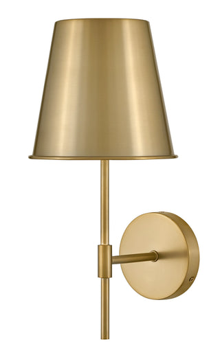 Blake Medium Single Light Sconce in Lacquered Brass
