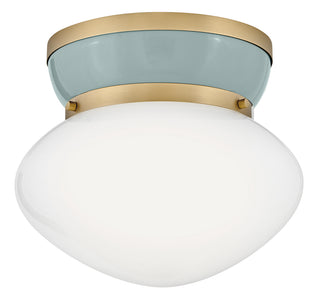 Lucy Small Flush Mount in Lacquered Brass