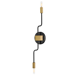 Austen Medium Two Light Sconce in Black