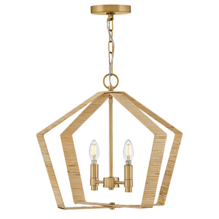 Sammi Large Pendant in Lacquered Brass