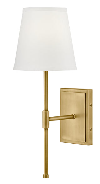Beale Medium Single Light Sconce in Lacquered Brass