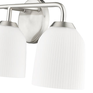 Norah 3-Light Vanity Brushed Nickel