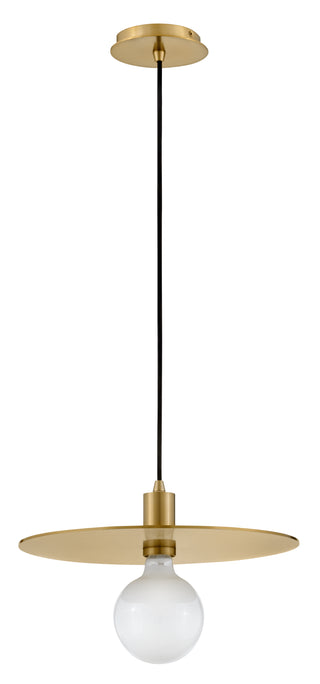 Lulu Medium Convertible Pendant in Lacquered Brass