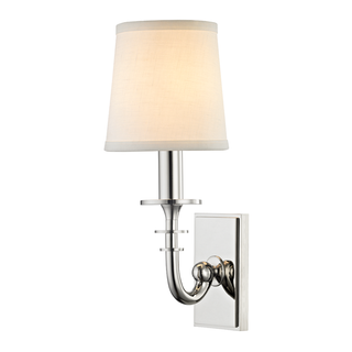 Carroll Wall Sconce Polished Nickel