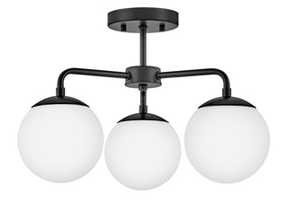 Julep Medium Semi-Flush Mount in Black