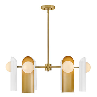 Zuri Medium Single Tier in Lacquered Brass