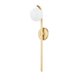 LAVAL Wall Sconce with Aged Brass Finish