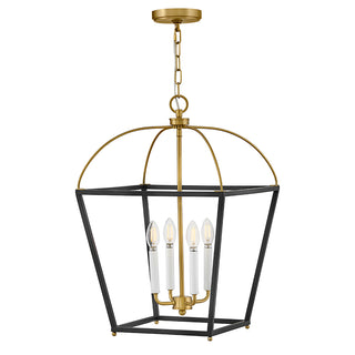 Tate Large Pendant in Black