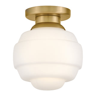 Penny Extra Small Flush Mount in Lacquered Brass