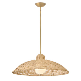 Pismo Large Pendant in Lacquered Brass