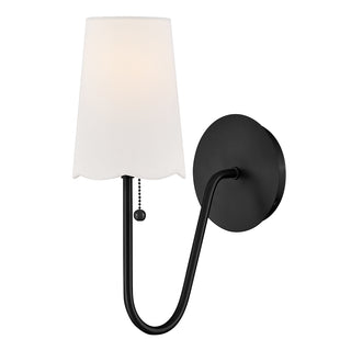 Bliss Medium Single Light Scone in Black
