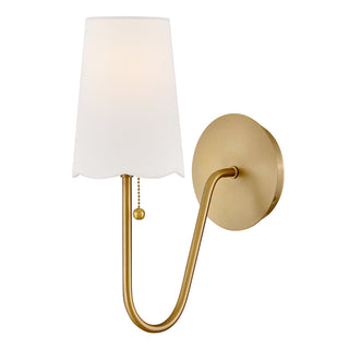 Bliss Medium Single Light Sconce in Lacquered Brass