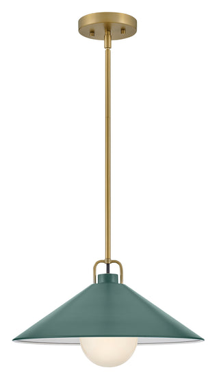 Milo Large Pendant in Lacquered Brass
