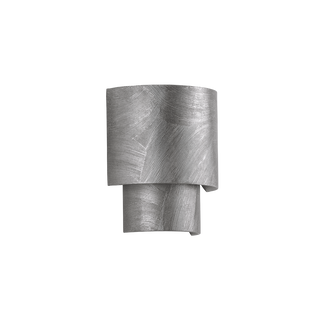 MORAY Wall Sconce with BLACK SILVER LEAF Finish