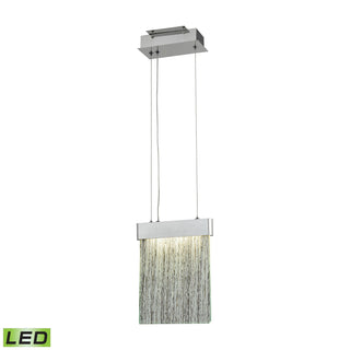 Meadowland 8'' Wide 1-Light Mini Pendant - Silver