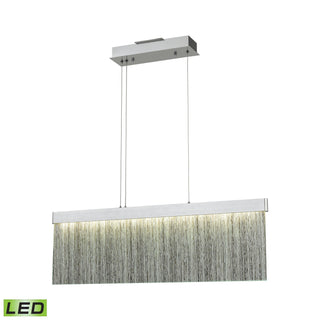 Meadowland 32'' Wide 1-Light Linear Chandeliers - Silver