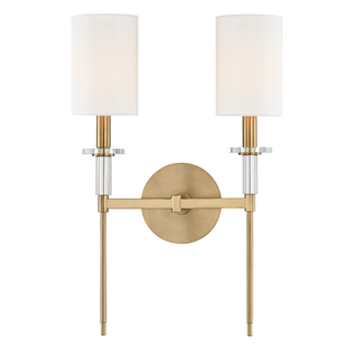 Amherst Wall Sconce Aged Brass