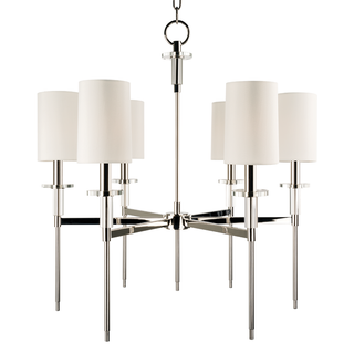 Amherst Chandelier Polished Nickel