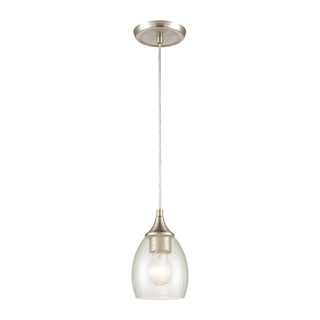 Miranda 5'' Wide 1-Light Mini Pendant - Satin Nickel