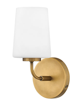 Kline Medium Single Light Vanity in Heritage Brass