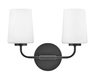 Kline Small Two Light Vanity in Black