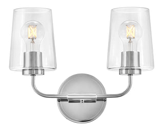 Kline Small Two Light Vanity in Chrome