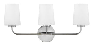 Kline Medium Three Light Vanity in Chrome