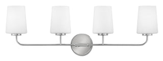 Kline Large Four Light Vanity in Chrome