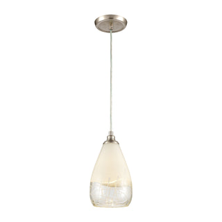 Sugarcoat 6'' Wide 1-Light Mini Pendant - Satin Nickel