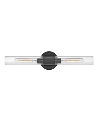 Shea Large Two Light Vanity in Black