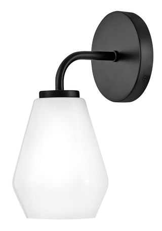 Gio Medium Single Light Vanity in Black