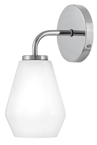 Gio Medium Single Light Vanity in Chrome