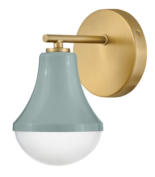 Haddie Small Single Light Vanity in Seafoam